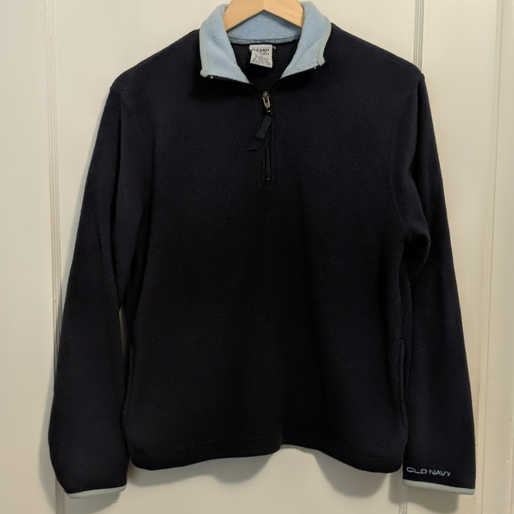 ‼️ Blue Old Navy Outlet Quarter Zip Fleece